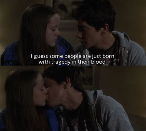 A quote can be a single line from one character or a memorable dialog between several characters. The perfect time for a kiss | Donnie darko, Best movie ...