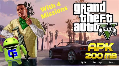 Browse grand theft auto v files to download full releases, installer, sdk, patches, mods, demos, and media. GTA V APK 2020 Mod Android 4 Missions Download