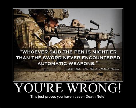 The pen is mightier than the sword. Pen is mightier than the sword! by salyssong on DeviantArt