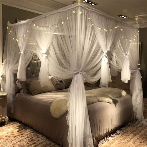 Looking for a larger bed for a master bedroom or guest room? Joyreap Mosquito Bed Canopy Net - Luxury Canopy netting ...