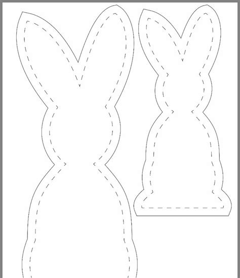 Hase vorlage / osterhase vorlage. Schnittmuster osterhase | Hobby handwerk, Osternest ...