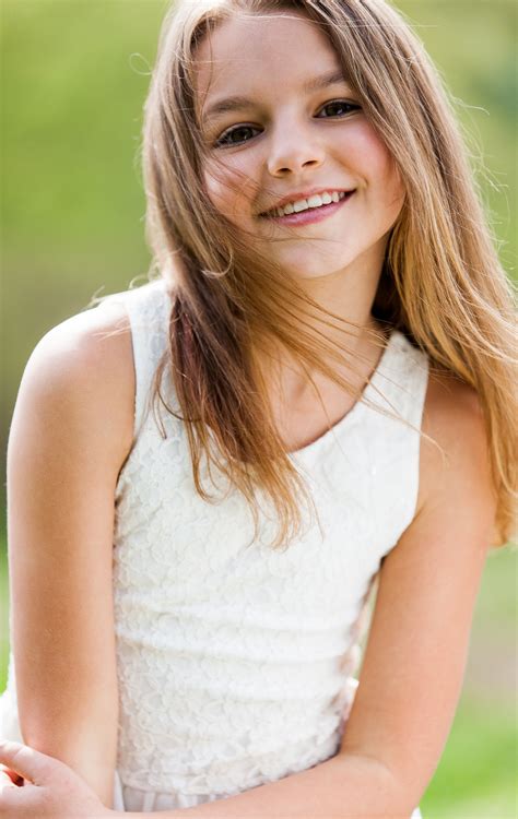 This website requires you to be 21 years of age or older. Photo of a cute 12-year-old girl photographed in May 2015 ...