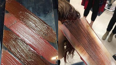 Just go through the standard shampoo+conditioner washing routine and rinse your hair well. This New Hair Coloring Technique Involves Glass