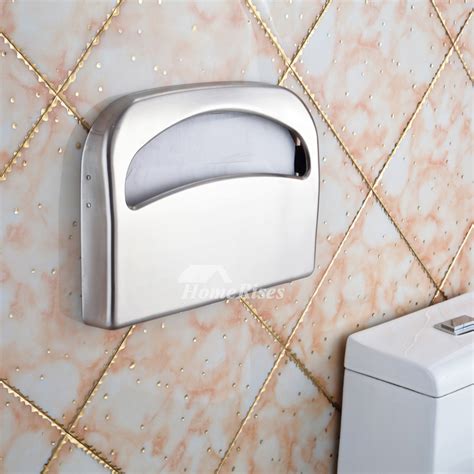 The 1 x 6 silver brushed nickel toilet paper holder by the studio design collection is the perfect accessory for your half bathroom or full bathroom! Nickel Brushed Silver modern Toilet Paper Holder