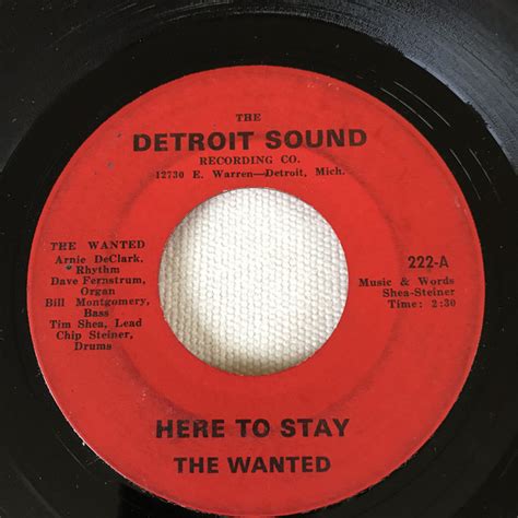 The Wanted - Here To Stay / Teen World (Vinyl) | Discogs