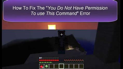 Register real commands and the tab completer. Minecraft How To Fix You Do Not Have Permission To Use ...