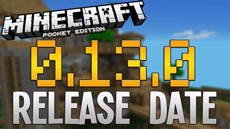 This is a list of versions for education edition. Minecraft PE 0.13.0 iOS RELEASE DATE (Pocket Edition ...