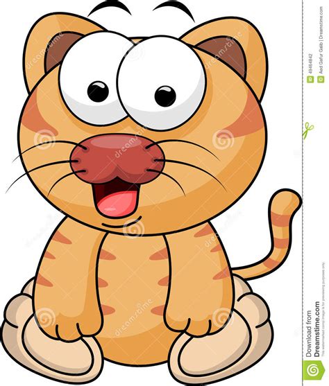 Coloriage oriental shorthair est une race de chat originaire de la thailande; Dessin Animé Mignon De Chat Illustration de Vecteur ...