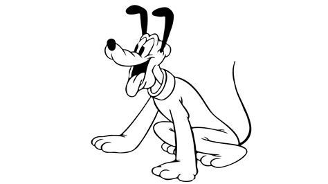 How to draw pluto step by stephow to draw pluto from mickey mouse,how to draw pluto the dog,how to draw pluto easy,how to dr. How to Draw and Paint Pluto | Dog drawing, Drawings, Painting