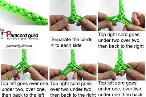 How to tie a paracord gaucho interweave knot. Gaucho braid - Paracord guild