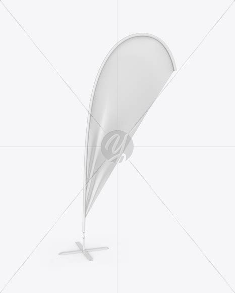 Today, we are sharing another quill feather flag mockup with three flags parallel to each other. Matte Teardrop Flag Mockup - Half Side View in Outdoor ...