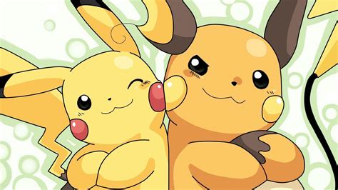 Raichu has better stats and a better tm movelist than pikachu. Pokemon Pikachu and Raichu Wallpapers - Top Free Pokemon ...