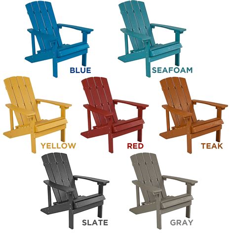 Furniture for the patio and terrace is in stores and on backorder, and its's time to get the pick of the selection before spring. All-Weather Composite Wood Adirondack Chair, Poly-Resin, 7 ...