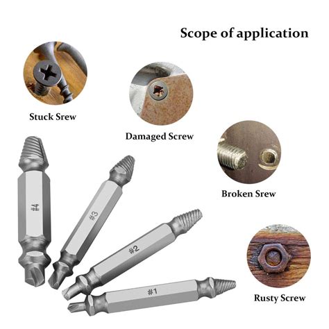 A rack bolt broke off and i can't get the bit thats left out of the threaded hole in the frame. 4/6 Pcs Drill Bit Set Broken Head Screw Removal Tool Screw ...