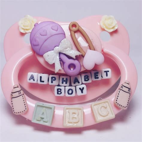 Tweet email send text message print. Alphabet boy ddlg paci · LittlesOwlShop · Online Store ...