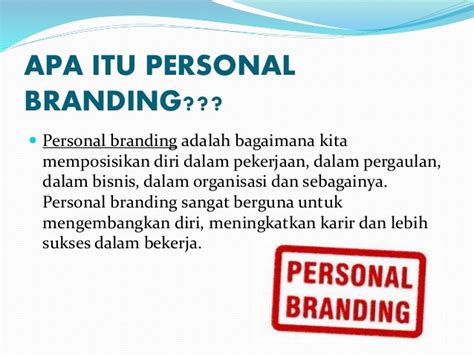 Branding merupakan hal penting yang harus dibangun oleh setiap pebisnis di era digital ini. Personal branding
