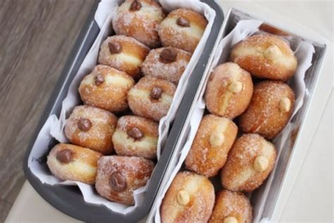 Entdecke rezepte, einrichtungsideen, stilinterpretationen und andere ideen zum ausprobieren. Cara Membuat Donat Bomboloni Empuk Tanpa Telur | RIAU24.COM