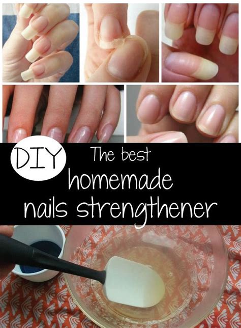 It takes just seconds a day for stronger, attractive natural nails. DIY The best homemade nails strengthener #nailcare | Homemade nail strengthener, Nail ...
