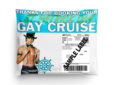 St Patricks Day Gay Cruise Prank Package Embarrassing Mortifying Postal