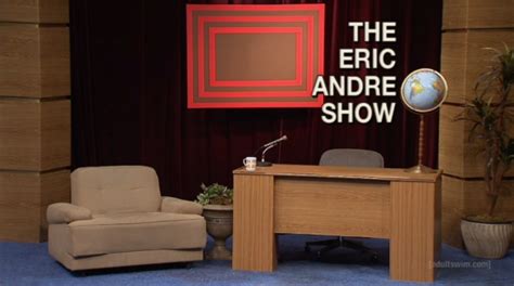 A comedic talk show from an alternate reality featuring unstable hosts, a variety of celebrities—both real and fake—and unusual studio action. The Eric Andre Show | adult swim wiki | Fandom