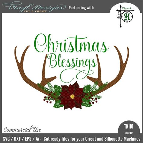Christmas Blessings | Christmas blessings, Silhouette ...