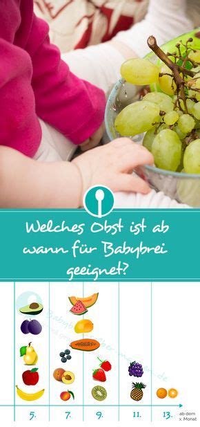 Monats kannst du rein theoretisch mit beikost starten. Welches Obst ist ab wann für Babybrei geeignet ...