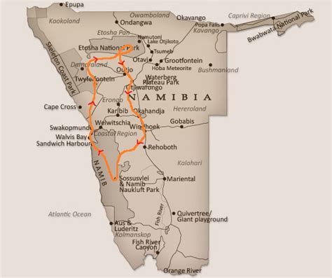 Click to more detailed maps and locate camps, lodges and hotels precisely on aerial photographs. | Namibia Desert and Wildlife