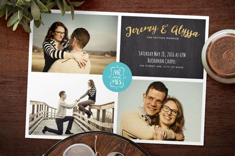 The most important thing is that you have a wedding invitation you love. Photo Collage Wedding Invitation & Save the Date | ShutterSweets