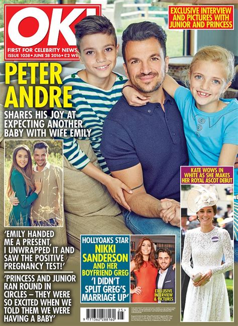 Son junior, 15, and daughter princess, 13, from. Peter Andre's kids are thrilled he is to have another ...