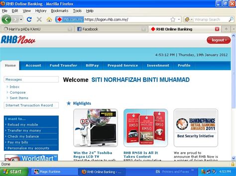 Register for rhb internet banking: HanYa pADa KAmU: RHB Online Banking Re-Registration