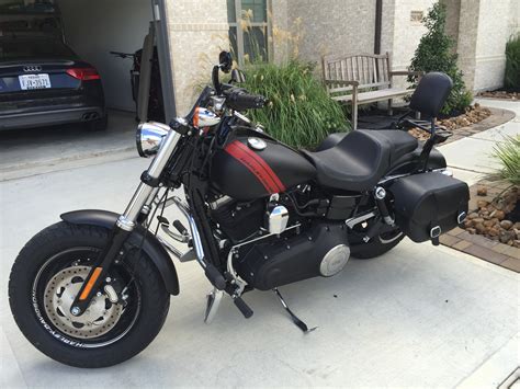 I switched out the seat and foot peg stuff. 2014 Harley-Davidson® FXDF Dyna® Fat Bob® (Black), SPRING ...