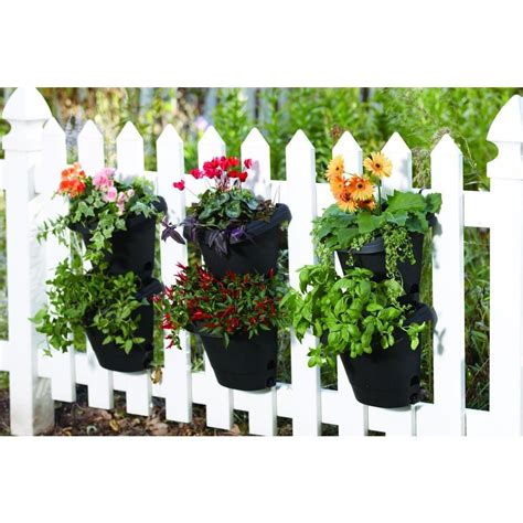 Maybe you would like to learn more about one of these? Bloem Black Hanging Garden Plastic Planter System (3 pack ...