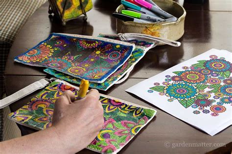 The ultimate christmas coloring pages for kids: Adult Coloring Pages on Muslin Bags | Hearth and Vine