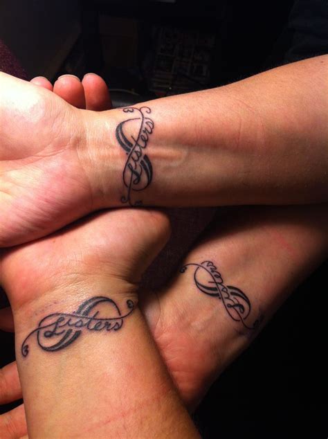 Instead you can opt for different body parts for your matching tattoos. Sisters infinity tattoo | My stuff | Pinterest | Sisters ...