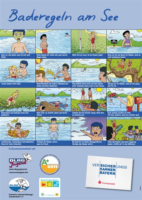 قواعد الاستحمام (baderegeln auf arabisch) swimming safety rules (baderegeln auf englisch) baderegeln zum herunterladen und ausdrucken. Präventionsmaterialien bestellen - DLRG Ortsverband ...