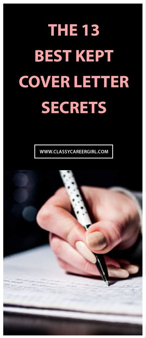 However, it can be difficult to identify the hiring manager, and your educated guess could cause you to address your cover letter to the wrong person. The 13 Best-Kept Cover Letter Secrets | Cover letter tips ...