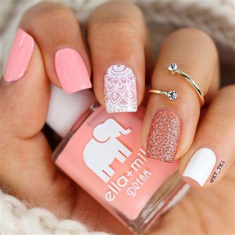 Si te gustan las uñas decoradas y modelos de uñas, si eliges llevar unas manos arregladas y ver más ideas sobre uñas decoradas, uñas, disenos de unas. Mejores Uñas decoradas images ... #uñasdecoradasjuveniles | Pink nails, Square nail designs, Nails