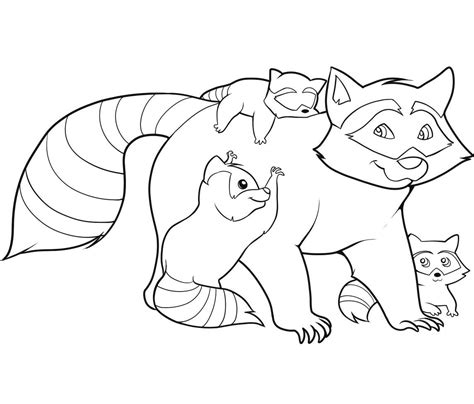 Free printable mario coloring pages for kids. Free Printable Raccoon Coloring Pages For Kids