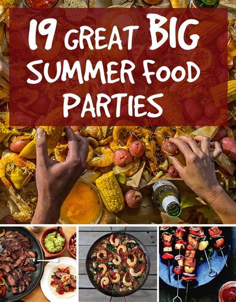 Grill scallions and jalapeño alongside lamb chops and sliced polenta, then chop them up with fresh basil to make a zesty, spicy, smoky sauce. 19 Great Ideas For Big Summer Food Parties | Summer ...