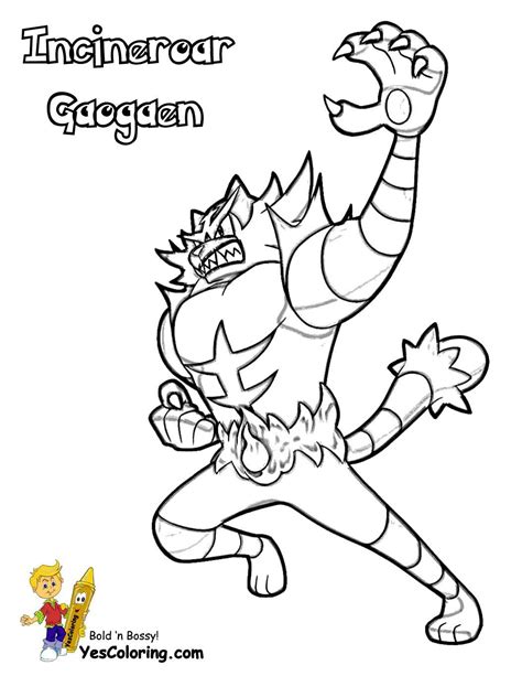 Because the fact that in accordance with the chance, we will present a very. Print Out This Pokemon Incineroar Coloring Page! "Sweet ...