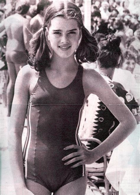 Brooke shields for the film 'pretty baby' in a photo by gary gross, 1975. Pin on History