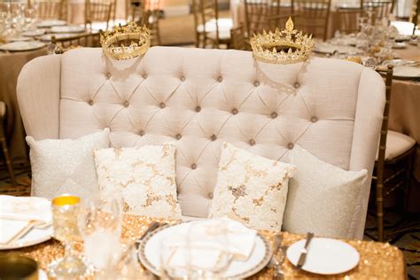 Theres lots to consider when it comes to your chair decor so here are some wedding tips and ideas. Tufted Furniture Rentals: Give Your Wedding a Glam Look ...