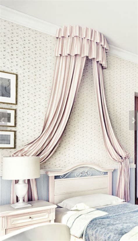 Want to put up some canopy bed curtains? Canopy curtain | Bed crown, Custom bed, Bed crown canopy