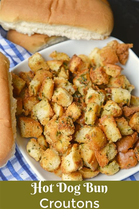 Check spelling or type a new query. Hot Dog Bun Homemade Croutons with garlic, salt and ...