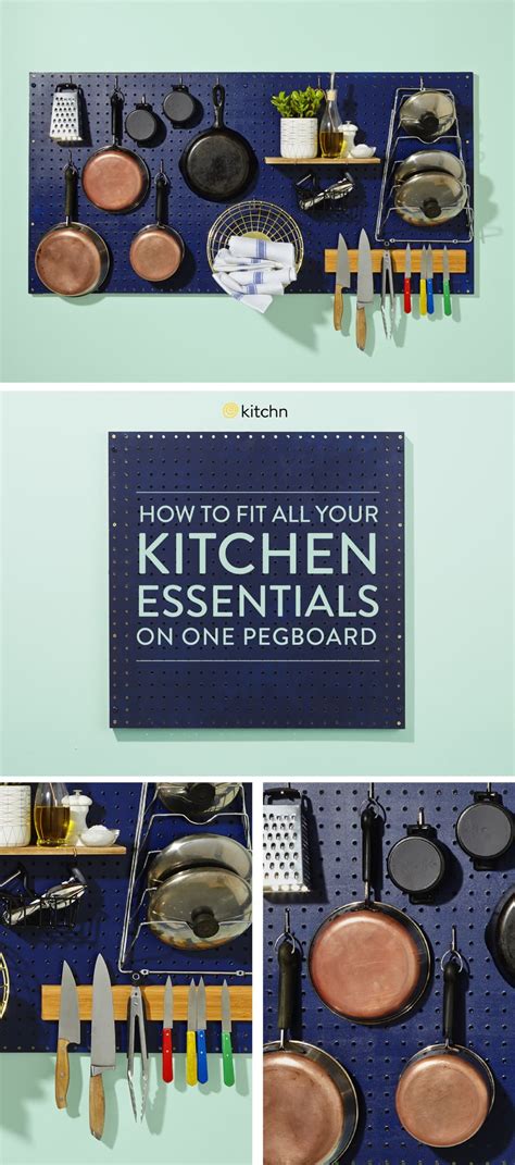 Pegboard back wall is the perfect accessory to your husky 52 in. Use a Pegboard as a Kitchen Cabinet in 2020 | Kitchen ...