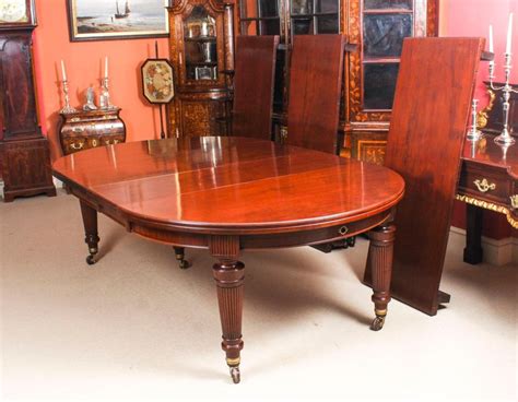 Custom made dining set 135cm. 19th Century Victorian Extending Dining Table and 12 ...