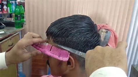 I hope this easy boys haircut tutorial will give you the. Boy haircut with clipper and scissor at barber hair ...