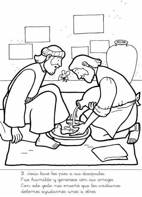 Some of the coloring page names are jesus washing the disciples feet coloring jesus washing the disciples feet coloring, kindness kindness jesus washing feet coloring coloring for kids sunday, jesus washes his disciples feet in miracles of jesus coloring netart, jesus washes disciples feet. Jesus Washes Feet Coloring Page - Coloring Home