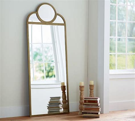 Some gold floor mirrors can be shipped to you at home, while others can be picked up in store. Gold Jensen Floor Mirror