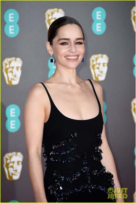 British actress emilia clarke was born in london and grew up in oxfordshire, england. Emilia Clarke Kicks Off the BAFTAs 2020 Red Carpet!: Photo ...